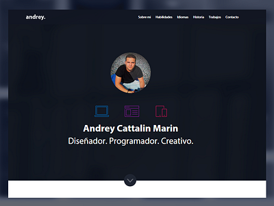 Andrey Marin CV (header)