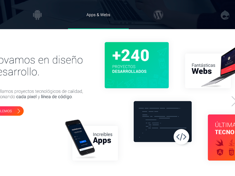 izee, new design izee exclusive responsive design development agency cards website app web