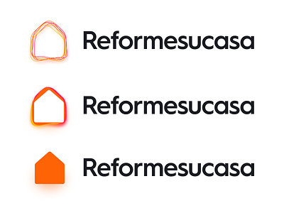 House renovation & Decoration - Reformesucasa Logo decoration design flat home house logo renovation