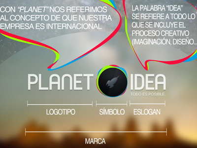 Planet idea StartUp design icon logo simbol slogan