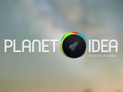 Planet Idea design icon inspiration logo