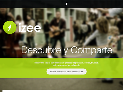 Subscription Design Web Page (izee.ro) black css design films green izee izee.ro music ui web