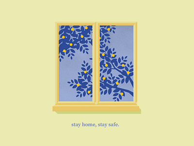 Stay Home Stay Safe graphic design illustration stay home vector
