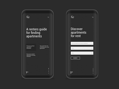 Real estate app app branding design ui ux vector