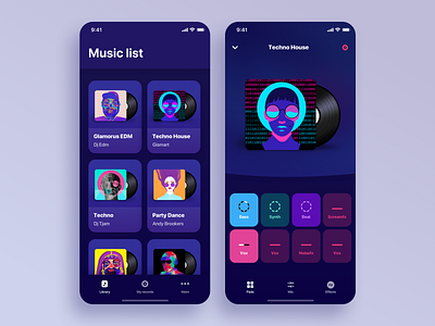 Music app concept