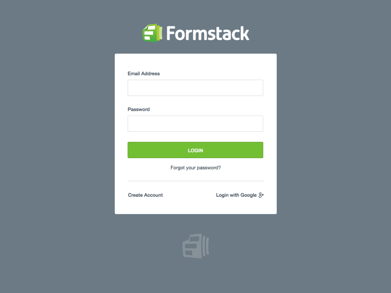Login Page Update by Aaron White for Formstack on Dribbble