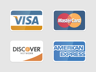 Credit Card Icon Set icons