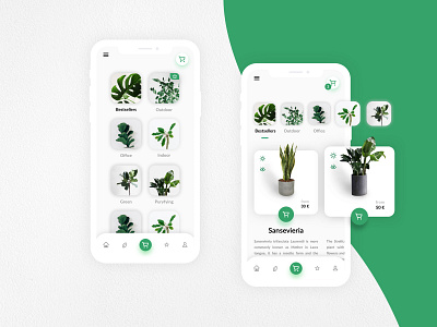 GardenAR app design ecommerce ecommerce app ecommerce design flowers icon mobile nature ui