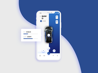 Car Sharing App app design mobile ui ux