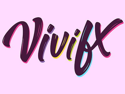 Vivifx Branding Logotype adobe illustrator branding typography