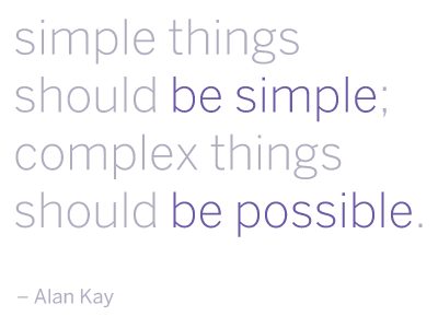 be simple