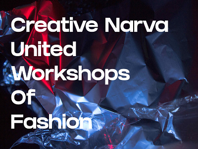 Creative Narva "United Workshops Of Fashion" app branding design identity landing page portfolio ui ux web web design website