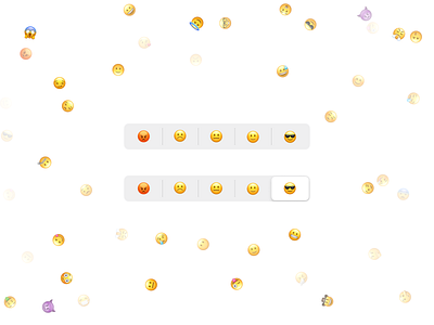 Native components can be fun too emoji emotion rating segmented control user research