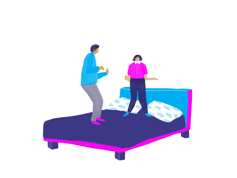 5 Years of Sleepover Party by Maya Ish Shalom on Dribbble