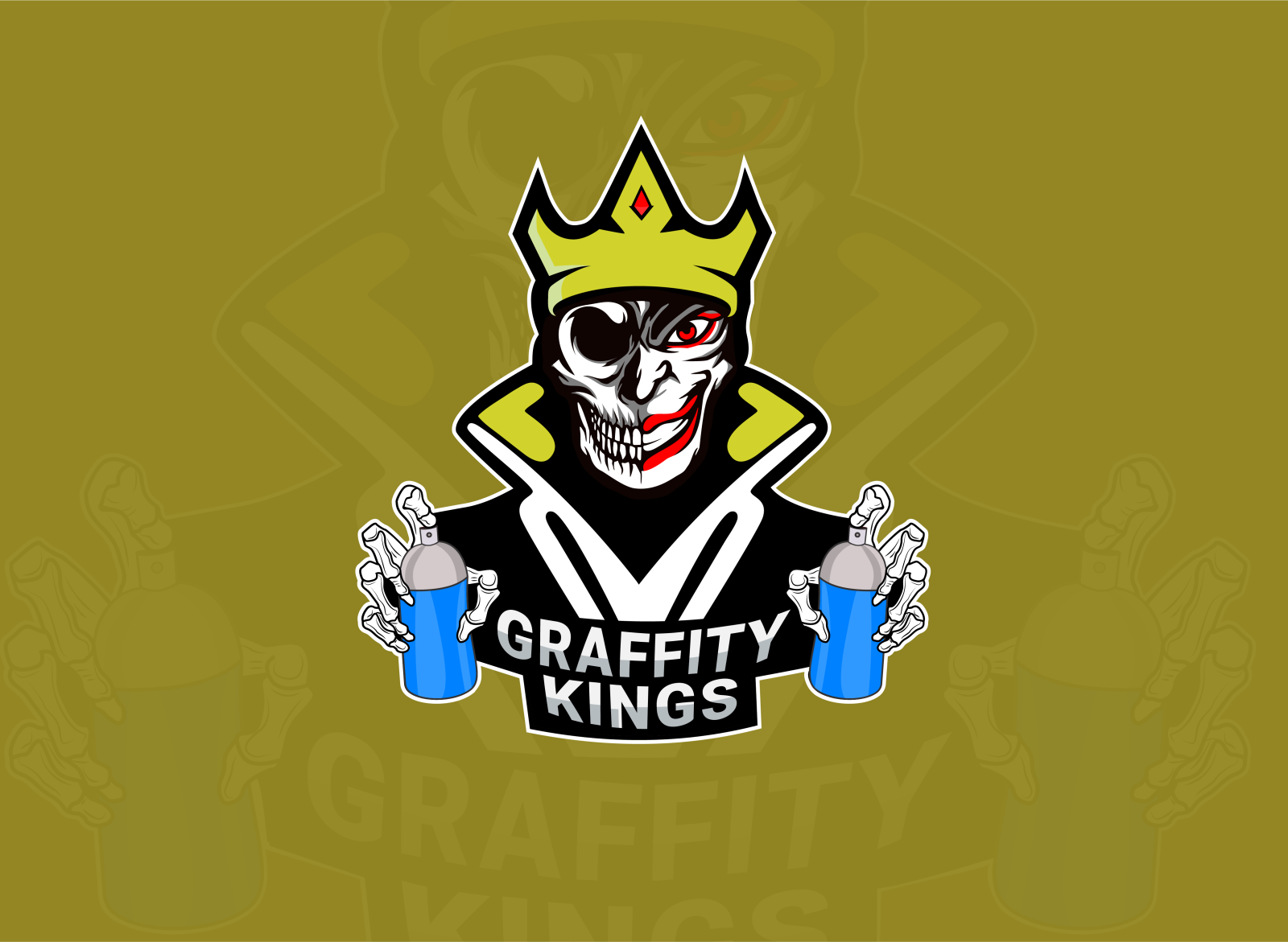 Graffiti kings logo by zakaria zareie on Dribbble