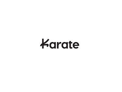 Karate brand design branding illustration karete logo logo design