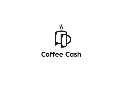Coffee Cash branding cash coffee concept dollar logo logo design money tea