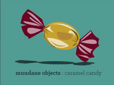 mundane objects: caramel candy adobe illustrator candy design drawing illustration