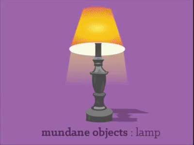 mundane object #4: office lamp illustration illustrator