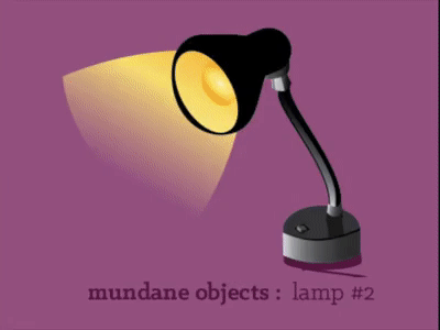 mundane object #10: lamp #2 drawing illustration illustrator process sketch