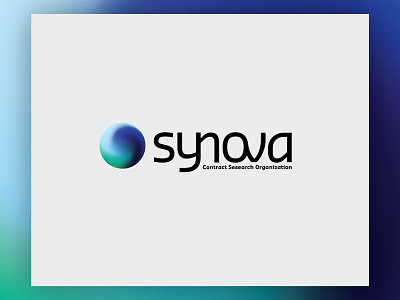 Synova Logo abstract cro flow logo logotype orb sansa pro