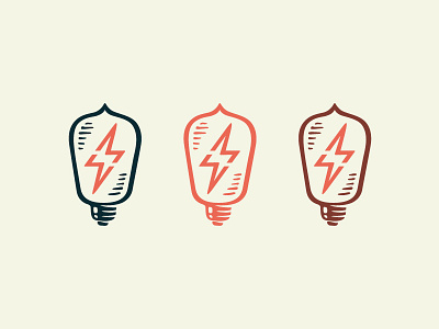 Murmur Creative Lightning Bulb light bulb lightning logo