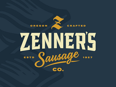 Zenner's Sausage Company - Logo craft logo meat oregon portland sausage smoked z