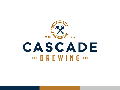 Cascade Brewing - Logo beer brew brewing c cascade hammer oregon pdx sour beer spigot