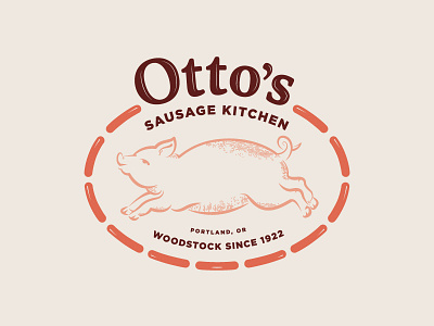 Otto's Sausage Kitchen - Logo oregon ottos pig portland sausage sausage links