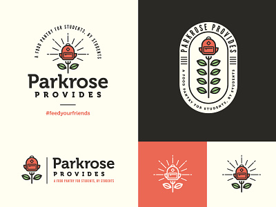 Parkrose Provides - Logo backpack high school leaves non profit oregon portland rays rose rosebud