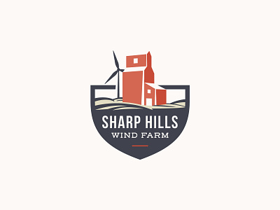 EDP Renewables: Sharp Hills - Logo barn canada energy farm hills renewable turbine wind