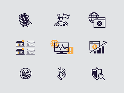 Cyber Fortress Icons