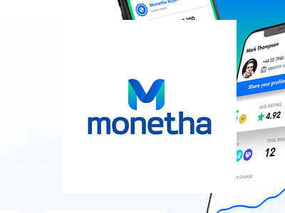 Logo design for www.monetha.io design logo monetha