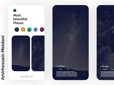 Most beautiful Places Ui app beautiful instagram location photography places ui