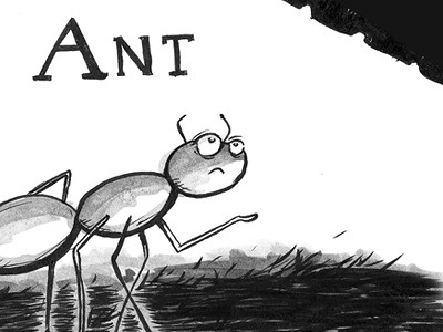 A is for Ant by Rich Barrett on Dribbble