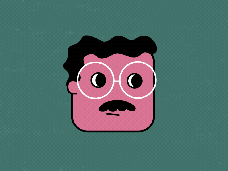 They Grow Up So Fast animation character animation character design characters gif glasses growing up illustration morphing motion motion design motion graphics moustache old man