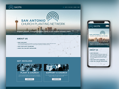 SACPN Website branding church church planting design mobile design mobile site web webdesign website