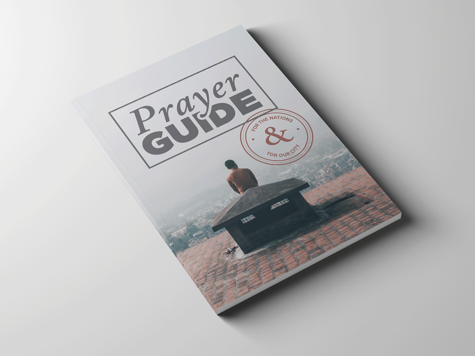 Magazine Guide church church design church marketing editorial design gif guide magazine mockup perfect binding prayer