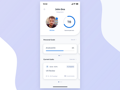 Profile Screen app challenge dailyui dailyuichallange design illustration profile ui vector