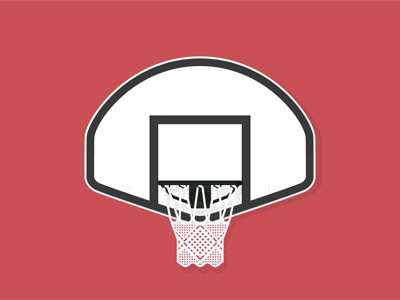 Hoops Project (gif) basketball boston gif hoops illustration john boilard jpboneyard red