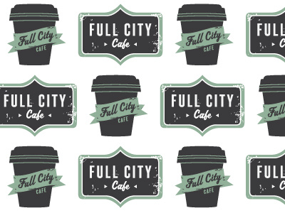 Cafe branding project branding cafe green grey john boilard jp boneyard logo