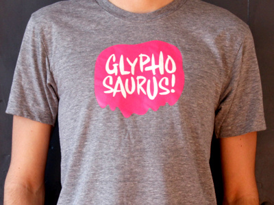 Glypho Shirt glyphosaurus internets magenta shirt upstatement