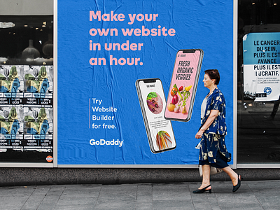 GoDaddy OOH Ad