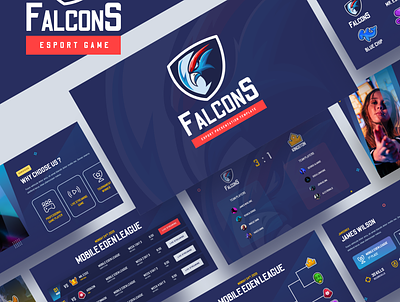FALCONS – Esport & Gaming Powerpoint Template championship competition computer e sport electronic esports event falcons game game powerpoint gamer gaming headset internet keyboard mobile game monitor neon online pc