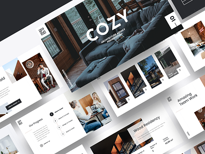 COZY – Architecture Agency Powerpoint Template