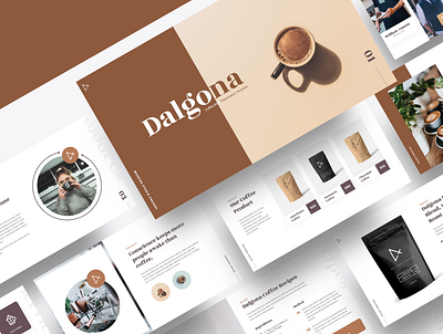 DALGONA – Coffee Shop & Cafe Powerpoint Template bar barista beverage black cafe caffeine cappuccino coffee coffee beans cream cup espresso hipster korean drink milk mocha people