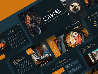 CAVIAR – Catering & Food Powerpoint Template