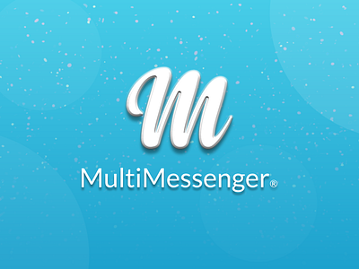 MultiMessenger® Logo animation branding design icon illustration minimal typography ui ux vector