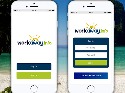 Workaway Presentation Website and App (for iOS)