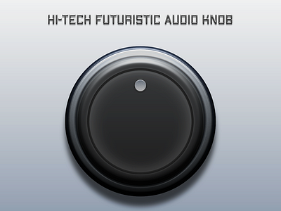 Hi-Tech Futuristic Audio Knob